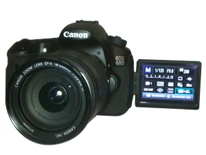 Canon EOS DSLR ve 50mm Lens